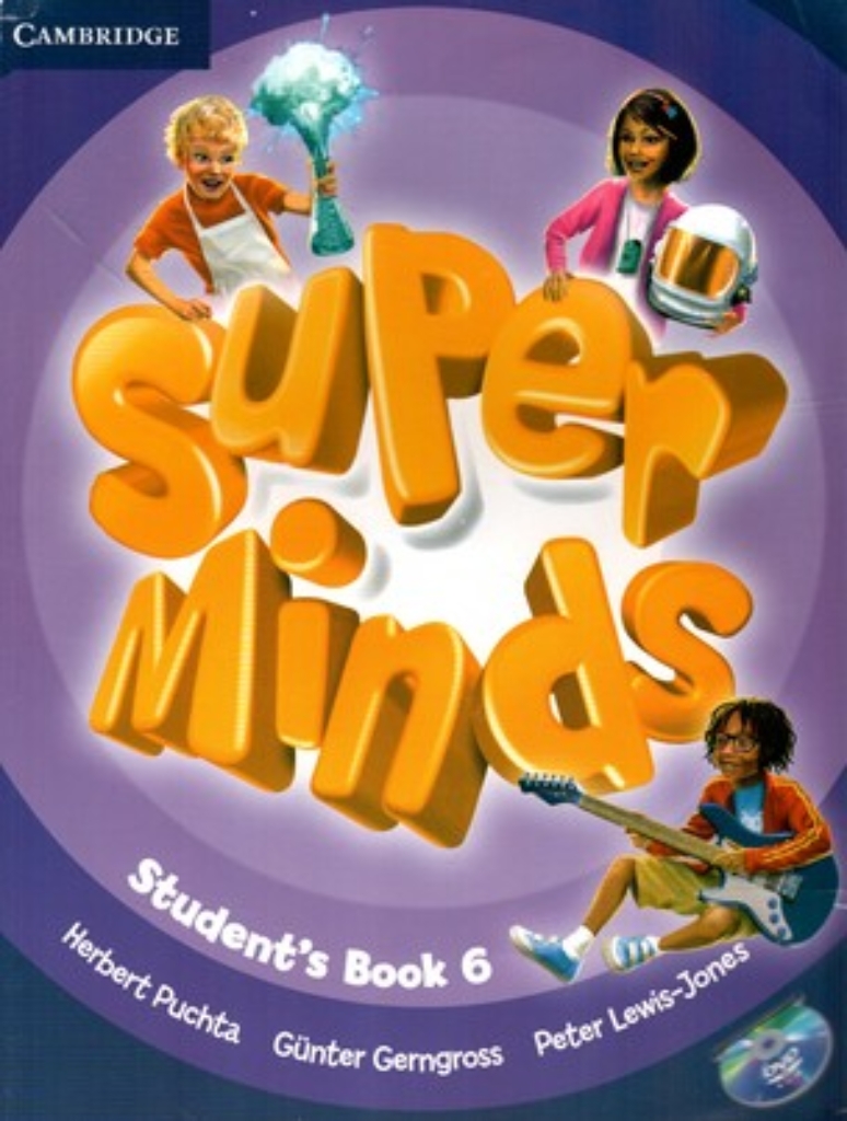 تصویر  Super Minds 6 - sb + wb +CD + DVD (رحلی-شمیز)